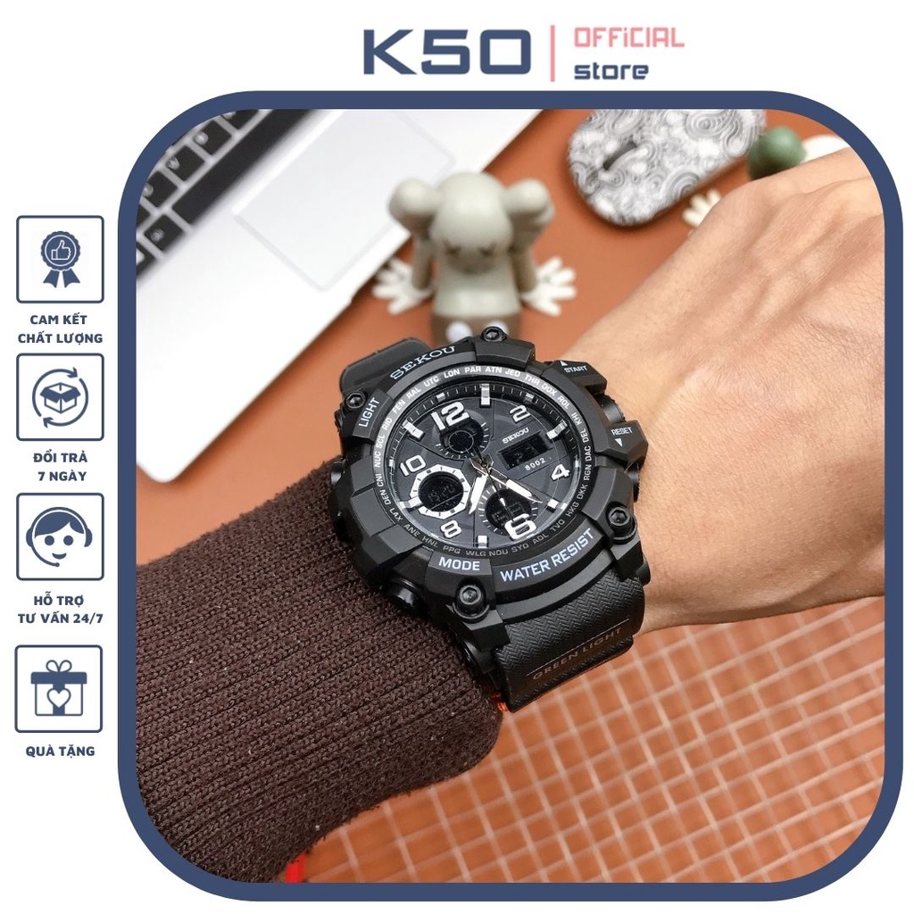 Đồng hồ điện tử sekou kim điện tử | BigBuy360 - bigbuy360.vn