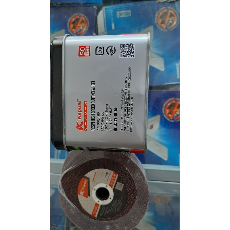 Set 50 viên đá cắt sắt inox 1 tấc KAPUSI NHẬT BẢN