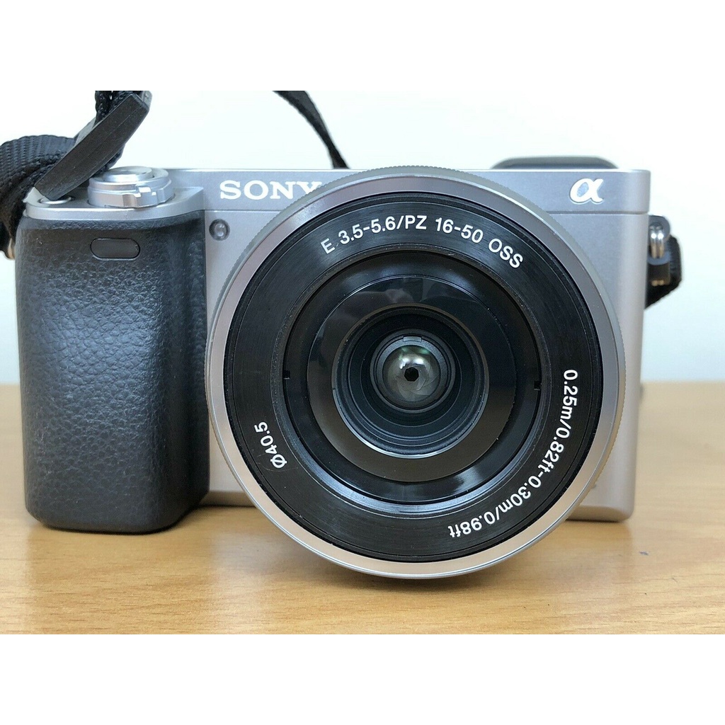Máy ảnh Sony A6000 + ống kính 16-50mm Oss -  24.3 MP - Wifi  - Mới 90%