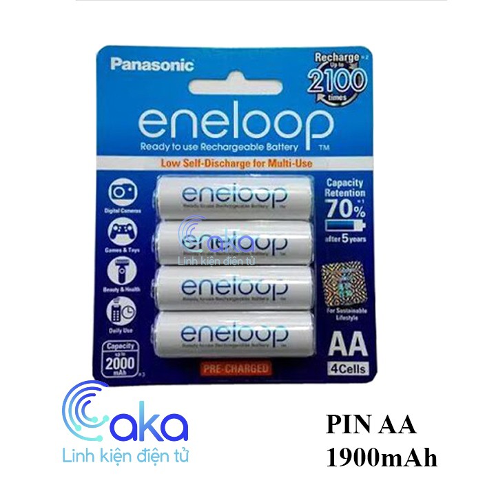 Pin sạc AA ENELOOP 1900mAh (1 Viên)