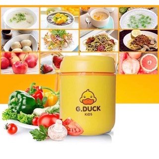 Bình Ủ Cháo Vịt Vàng Cho Bé iu