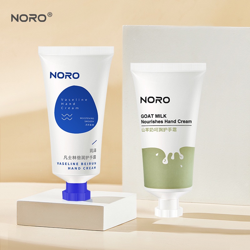 [Hàng mới về] Kem dưỡng da tay NORO Vaseline/sữa dê giúp dưỡng ẩm phục hồi da nứt nẻ