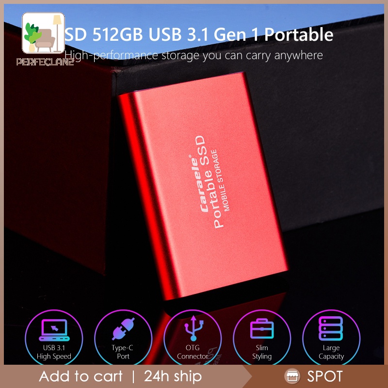Ổ Cứng Ngoài Ssd Perfeclan2 Chống Sốc Cho Laptop Ps4 | BigBuy360 - bigbuy360.vn