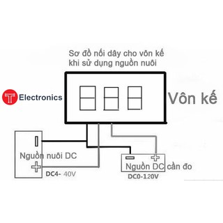 VÔN KẾ ĐIỆN TỬ 0-100VDC 3 DÂY