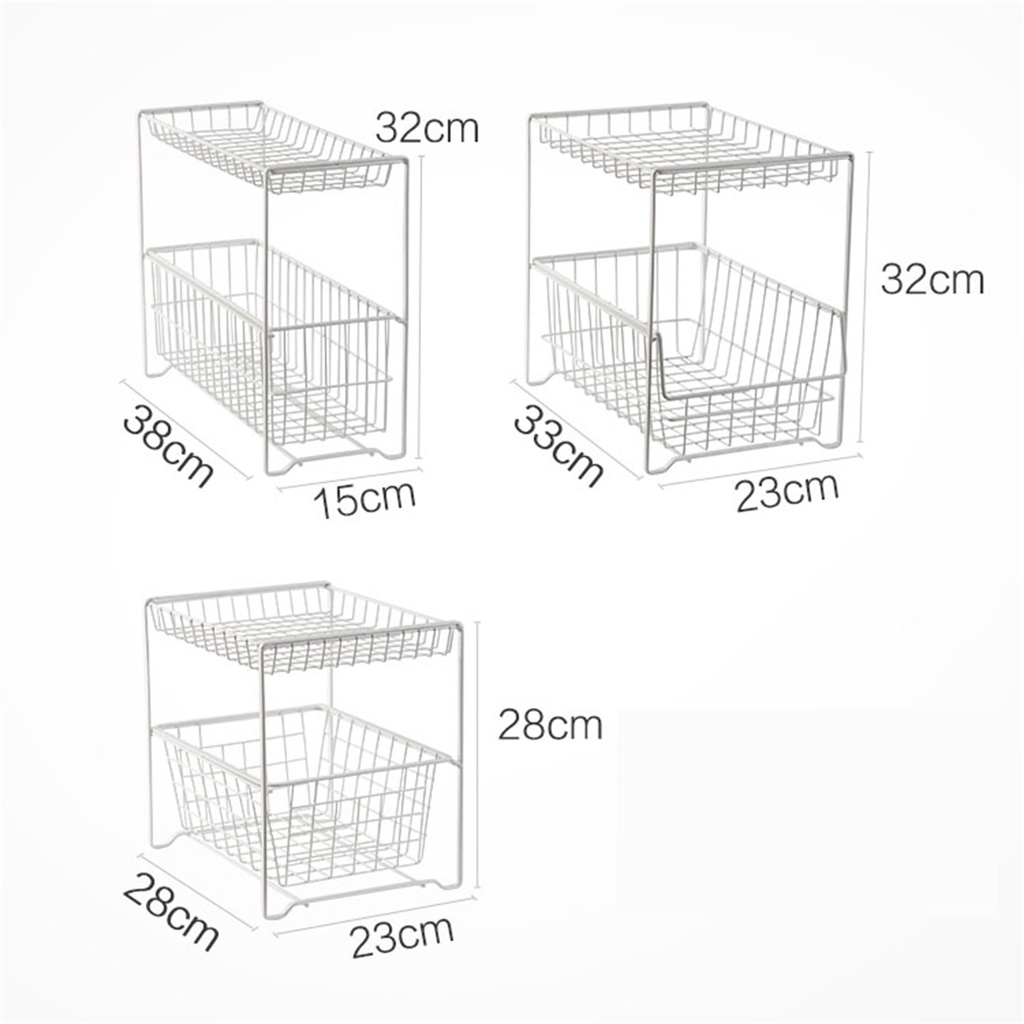 Kệ Đựng Gia Vị Nhiều Tầng Dạng Ngăn Kéo Tiện Lợi