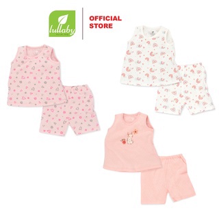 Bộ quần áo bé gái sát nách NH326M Lullaby