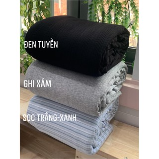 1KG vải thun gân lụa (Giãn 4c) - hết sọc