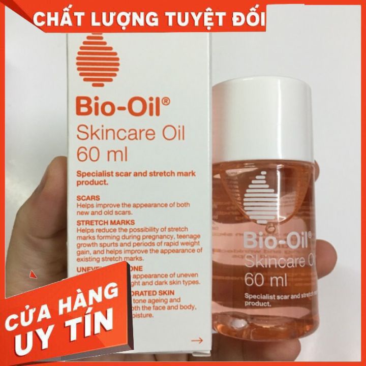 Tinh dầu  Bio Oil, chai 60ml giảm rạn da, làm mờ sẹo cho mẹ bầu, mẹ sau sinh và trẻ em (ÚC)