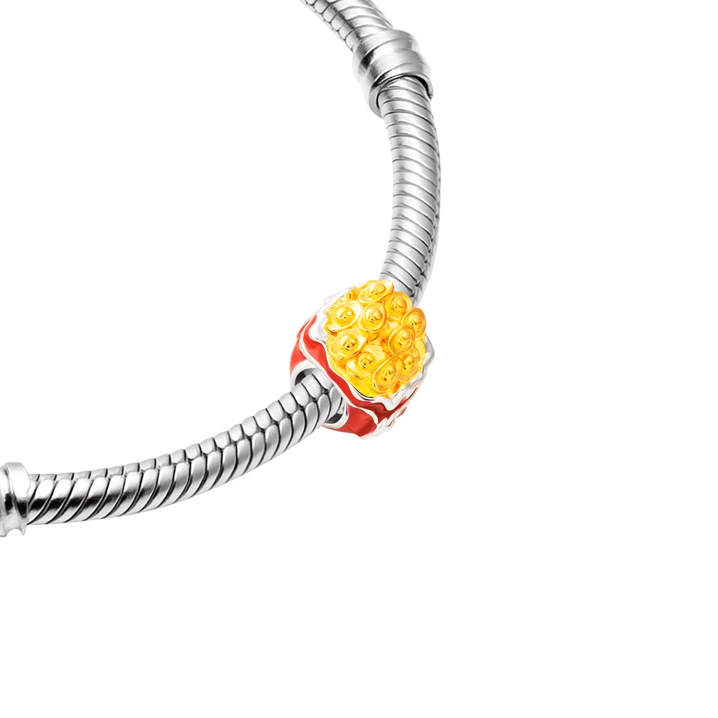 Hạt Charm bạc PNJSilver túi tiền 0000C060005