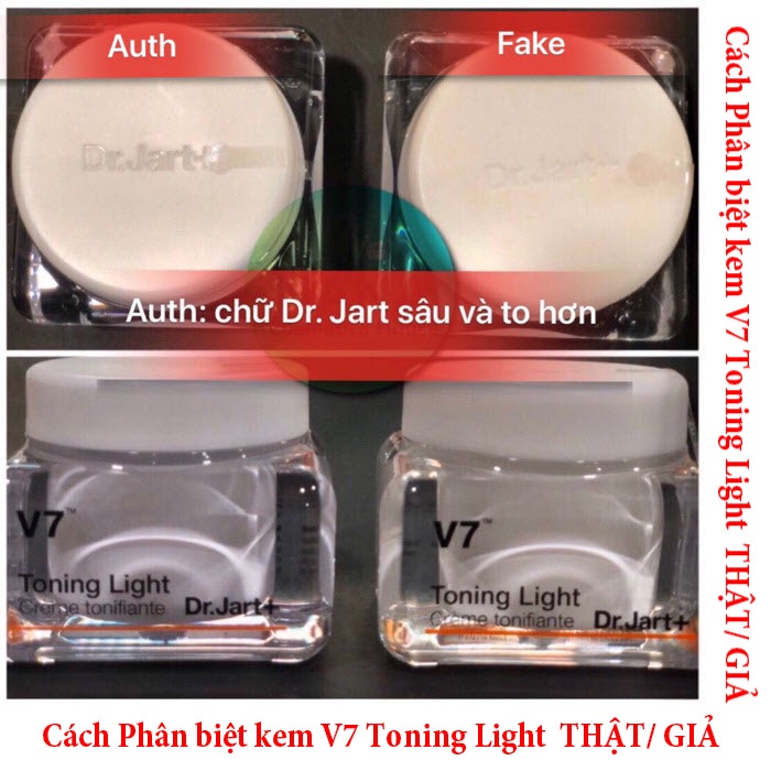 [Hàn Quốc] Kem Dưỡng Trắng Và Tái Tạo Da Cao Cấp Dr.Jart+ V7 TONING LIGHT