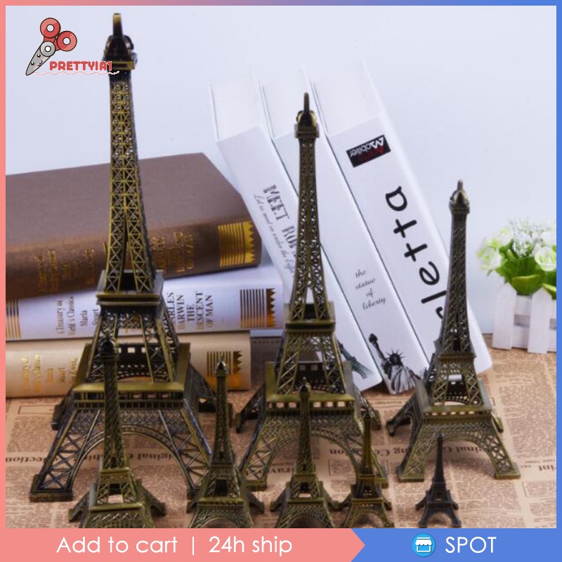 Mô Hình Tháp Eiffel Bằng Đồng 12 '' - 19 '' Trang Trí Bàn Tiệc