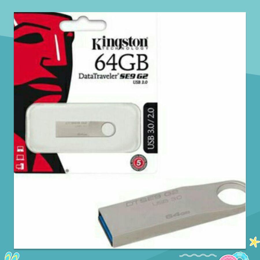 [Freeship Extra]  Mới Về - USB Kingston 64GB/128GB DataTraveler DTSE9 G2 3.0 - Bảo Hành 12 tháng