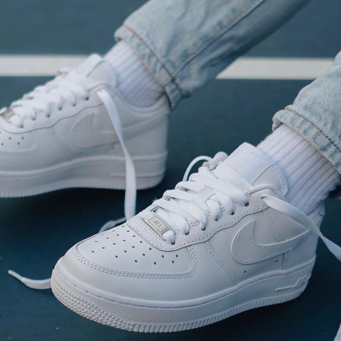 🔴[Có Sẵn]🔴 Giày Nike AF1 All White cổ thấp Chính Hãng Chuẩn Auth giá rẻ 🔴[Freeship] 🔴