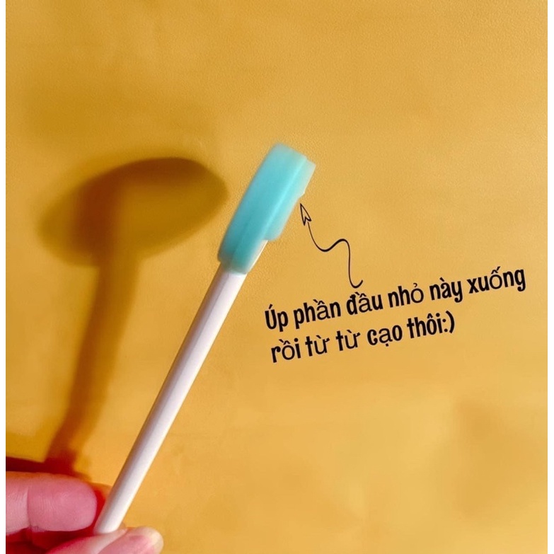 👅Dụng cụ vệ sinh lưỡi 👅 hình cây kẹo mút cho bé Sói Cá Hý