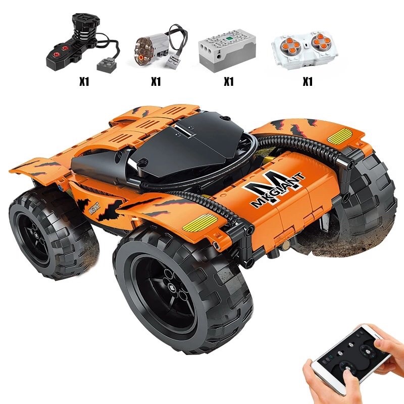 Lego - Mould King 18025 ( Lắp Ráp Xe ô tô Địa Hình Leo Núi Có Điều Khiển Từ Xa 405 mảnh )