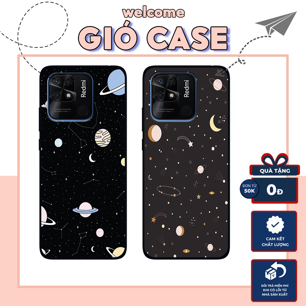 Ốp lưng XIAOMI REDMI 10C, ốp điện thoại nhựa dẻo hình họa tiết vũ trụ,công thức toán học,bền,đẹp