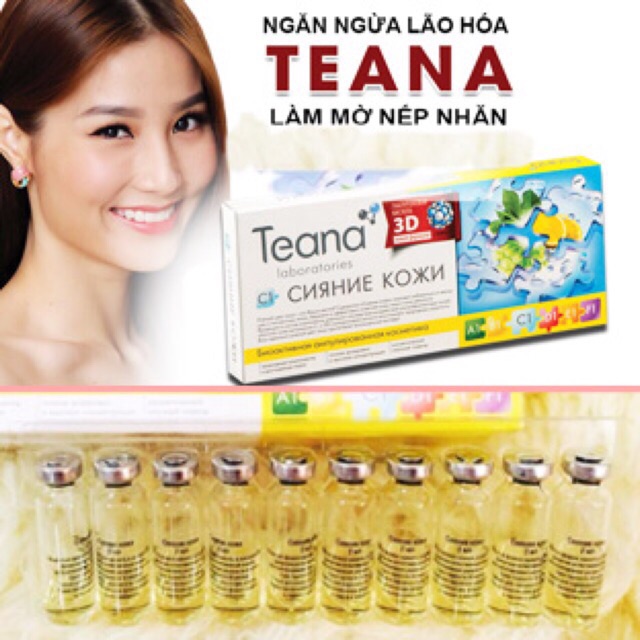 Serum Collagen tươi Teana C1 làm mờ thâm nám , làm da trắng hồng Auth Nga