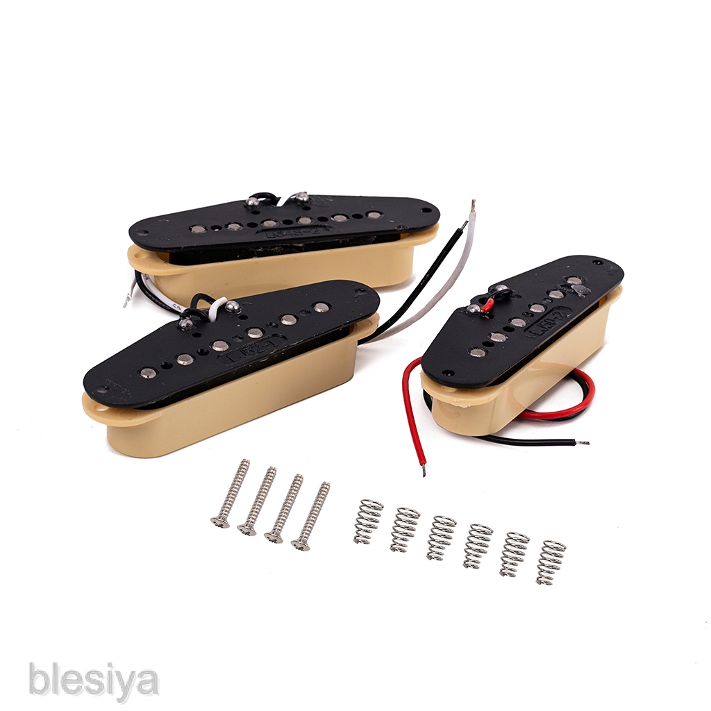 Hand wound Electric Guitar Single Coil Pickup Set Middle/ Neck/ Bridge