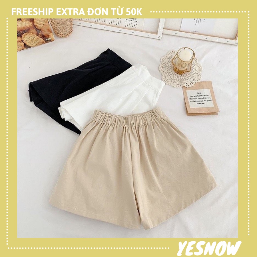 Quần đùi nữ Quần short nữ chất đũi mát nhiều màu ảnh shop tự chụp siêu hot hit
