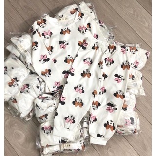 Bộ cotton mặc nhà bé gái