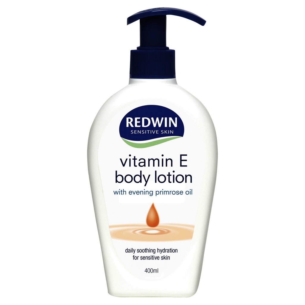 Kem dưỡng da vitamin E body lotion Redwin 400mL