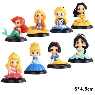 Set trang trí 8 công chúa Disney ngồi