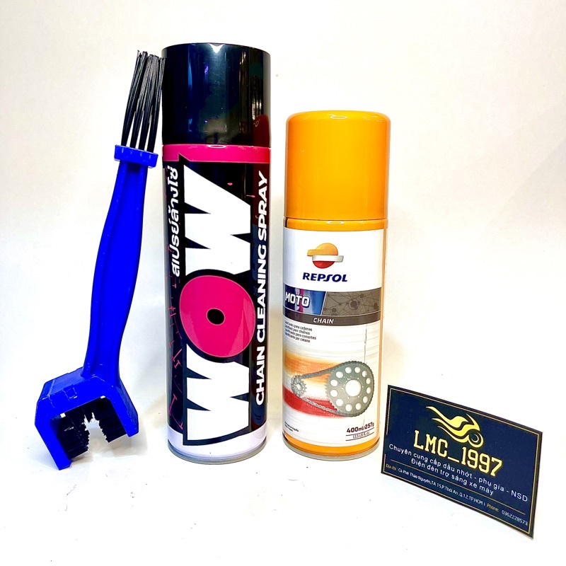 Combo xịt bảo dưỡng Nhông xích xe máy [LMC_1997]