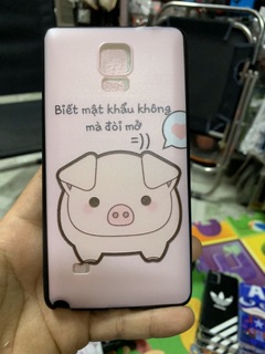 Ốp lưng samsung Note 4 in hình cute