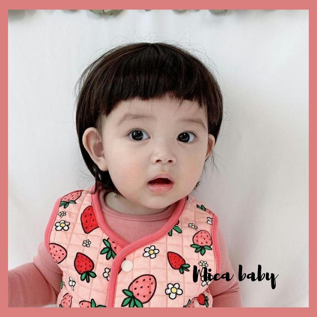 Bộ tóc giả đội đầu dễ thương cho bé gái TG01 Mica Baby