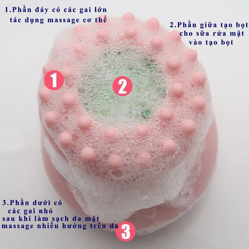 Mút Rửa Mặt Và Massage Bạch Tuộc | BigBuy360 - bigbuy360.vn
