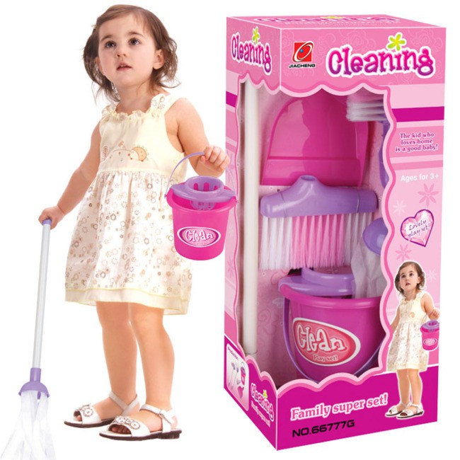Bộ đồ chơi dọn dẹp vệ sinh nhà cửa cho bé