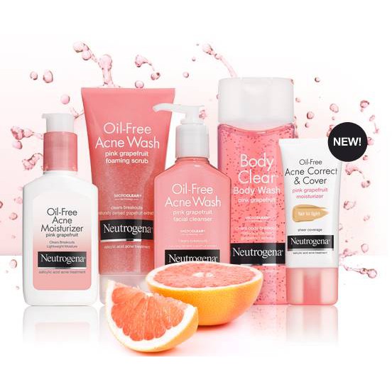 Sữa Rửa Mặt Neutrogena Oil-Free Acne Wash Pink Grapefruit Facial Cleanser 177ml - Tạm biệt nỗi lo về mụn