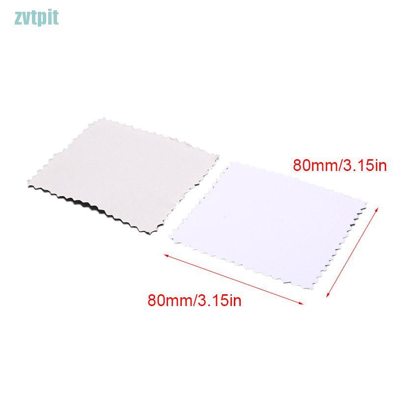Set 50 khăn lau đánh bóng trang sức bạc chống mài mòn chuyên dụng
