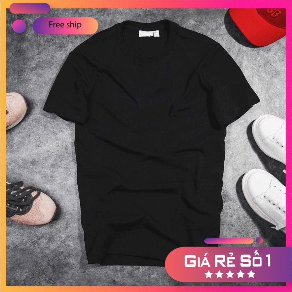 [HOT SALE] [GIẢM SẬP SÀN] Áo thun trơn trắng đen tay ngắn, báo mịn bao mát, áo thun unisex, áo thun nam nữ, áo big size