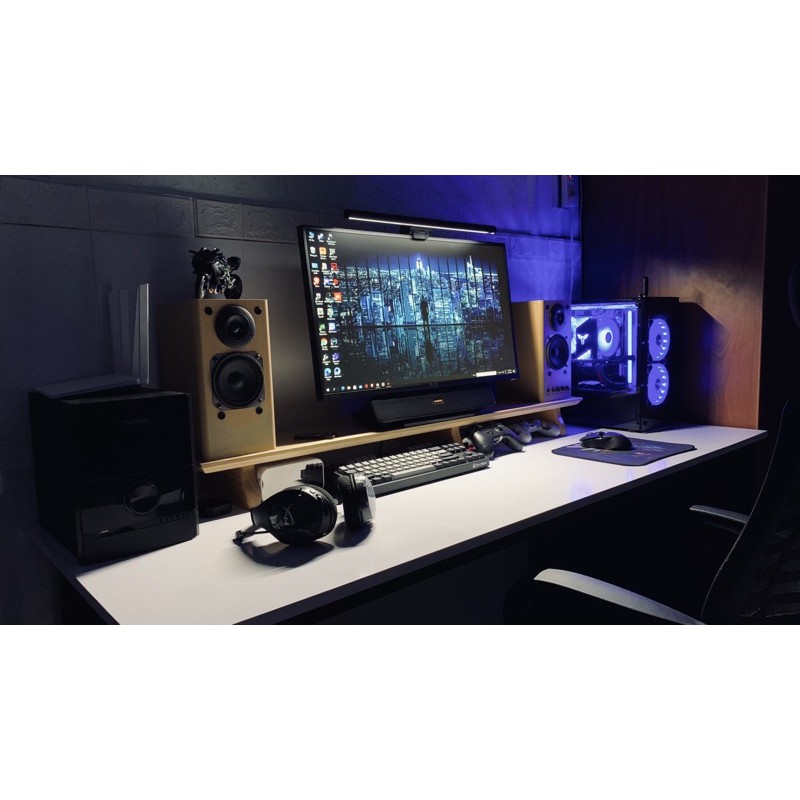 Kệ màn hình máy tính, laptop cho bàn làm việc bằng gỗ  - Tienichgo.com | BigBuy360 - bigbuy360.vn