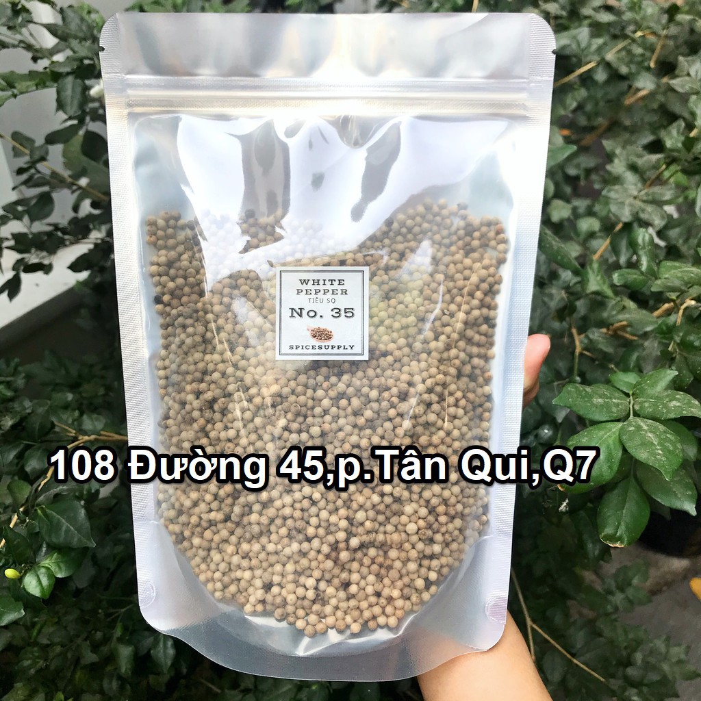 500g Tiêu trắng White pepper Đaklak tiêu sọ Hạt Sỉ Lẻ