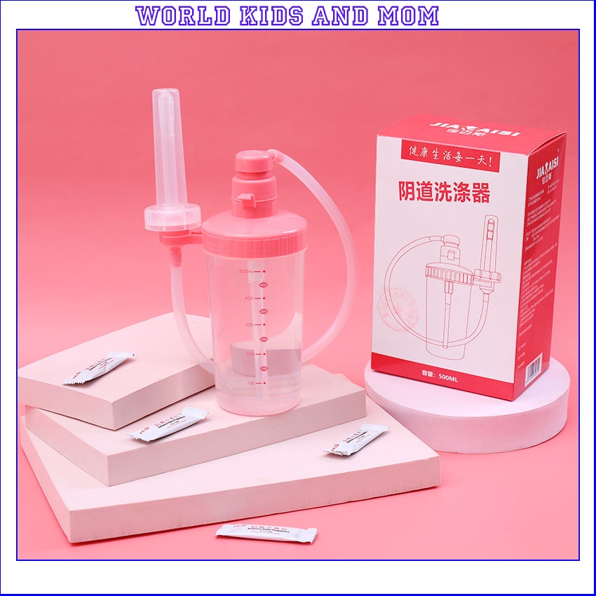 Dụng Cụ Vệ Sinh Vùng Kín 350ml 500ml Bình Xịt, Chai Xịt Rửa Vệ Sinh Âm Đạo Cho Chị Em Phụ Nữ WORLD KIDS AND MOM