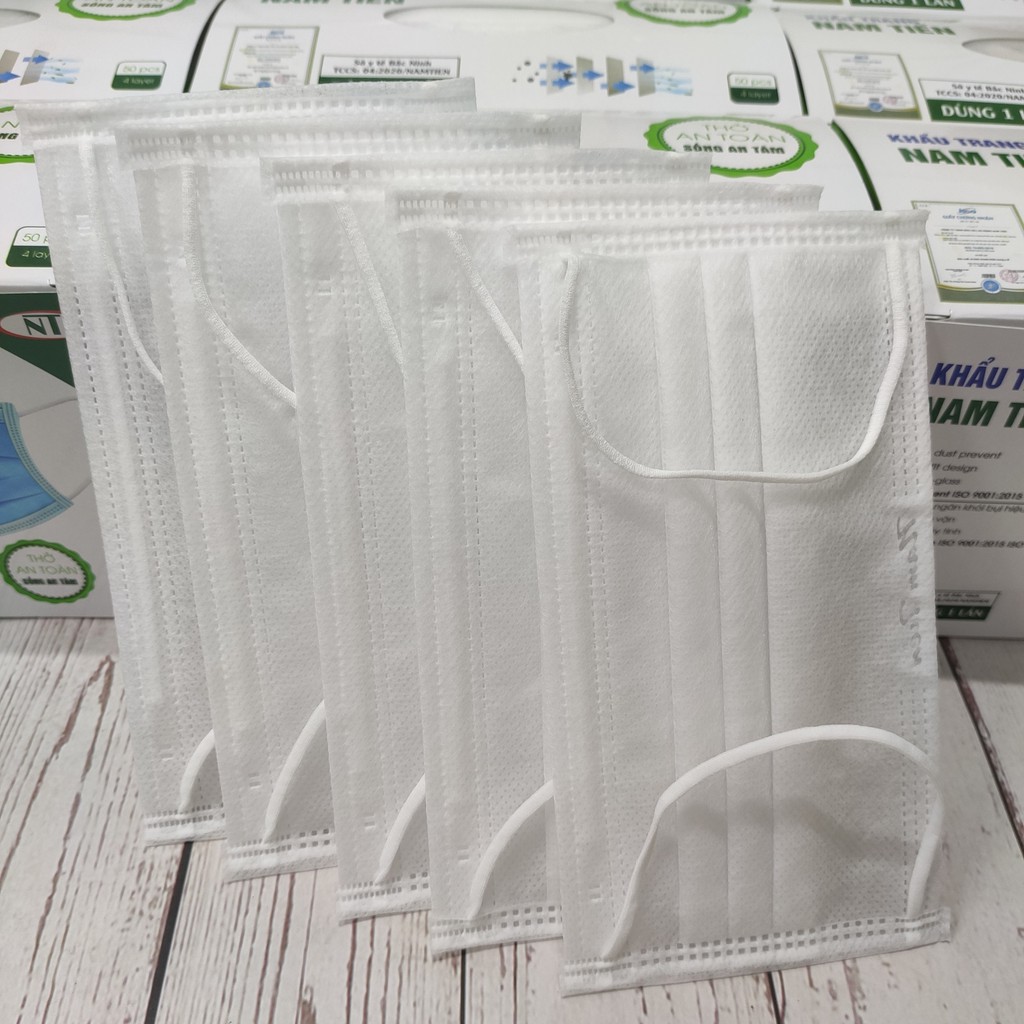 [FREE SHIP] Hộp Khẩu Trang Y Tế Nam Tiến ( Hộp 50 chiếc ) - Hàng Chuẩn Bộ Y Tế | BigBuy360 - bigbuy360.vn