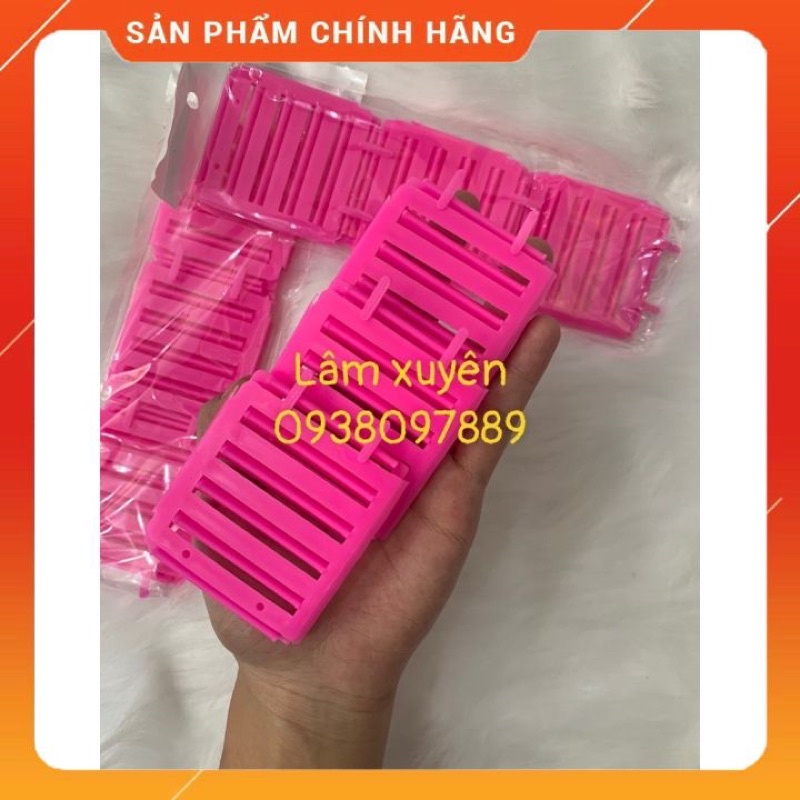 Xương bấm lạnh vĩ, GIÁ RẺ xương bấm gãy, bấm xù tạo phồng chân tóc, nhựa dẽo, 1 vĩ 3 cái xương bấm