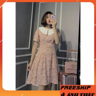 Váy hoa vintage cổ ren mẫu mới 😍