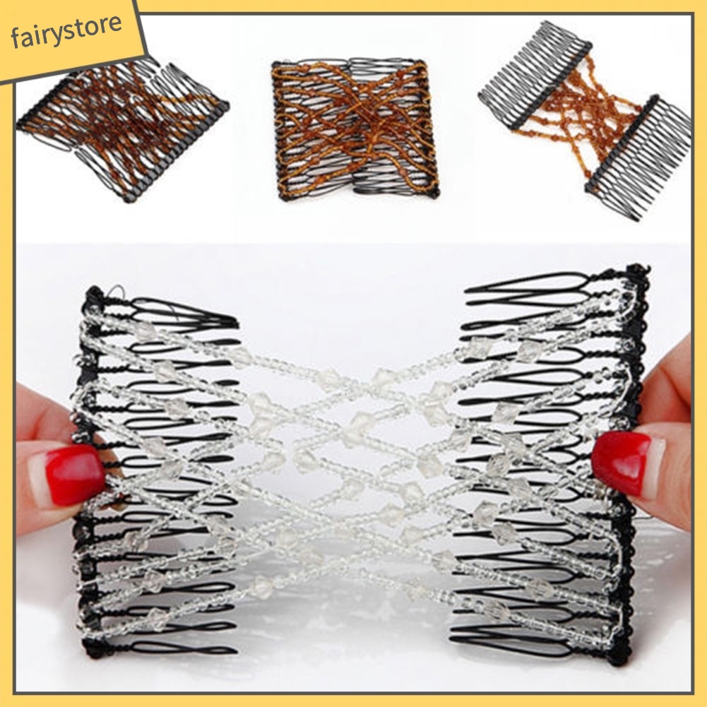 Lược Cài Tóc Thiết Kế   Đầu Đính Hạt Lấp Lánh Thời Trang Cho Nữ