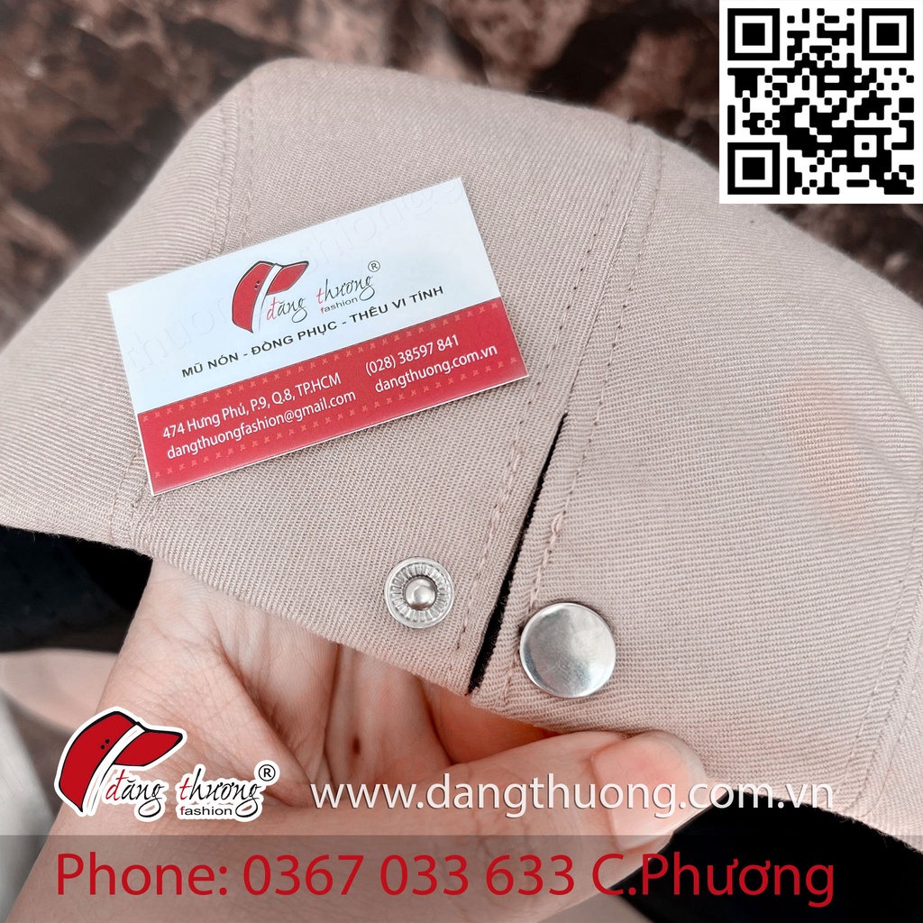 Mũ nón cóc bere beret mỏ vịt nam thời trang chất liệu vải cotton thoáng mát