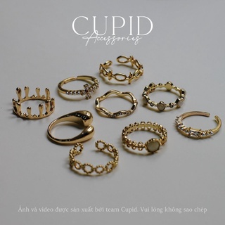 Nhẫn nữ phong cách vintage, nhẫn titan không gỉ nhiều mẫu CUPID.ACCESSORIES