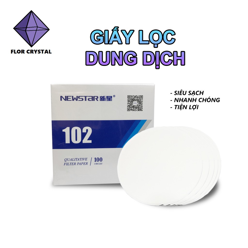 🧪 Giấy lọc thí nghiệm nhiều kích cỡ giấy lọc dung dịch nuôi tinh thể