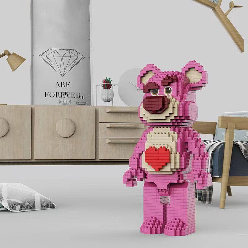 Bộ đồ chơi xếp hình Gấu Dâu Lotso dễ thương