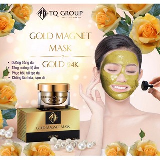Mặt nạ vàng 24k qlady - mặt nạ từ tính tặng nam châm
