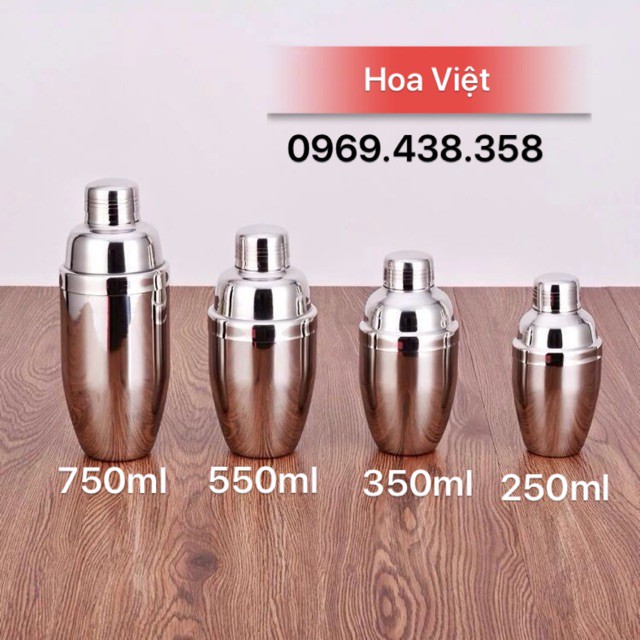 Bình lắc inox - bình lắc shaker inox