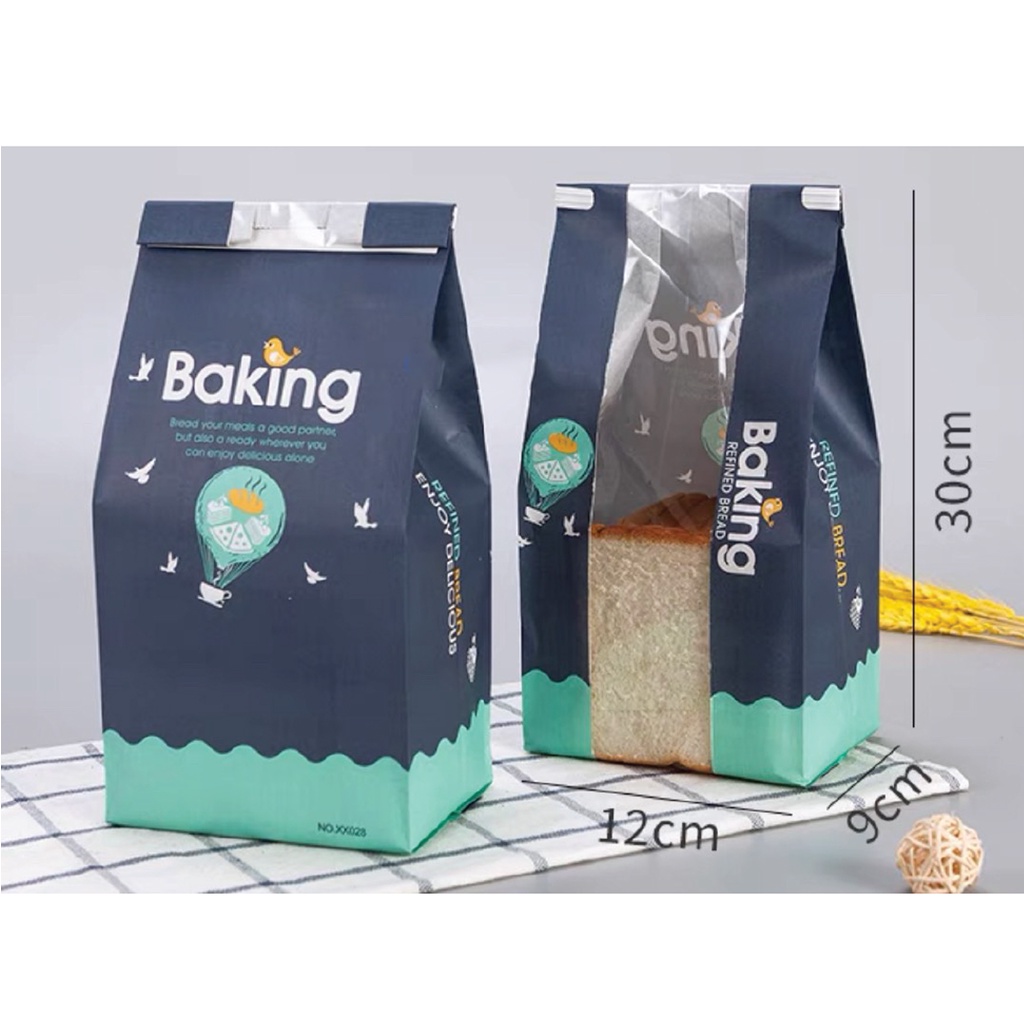 50 TÚI ĐỰNG BÁNH MÌ hoa cúc/bánh mì sandwich, kích thước 30x12x9 cm, đa dạng mẫu mã, tiện dụng, an toàn vệ sinh