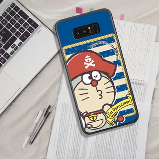 Ốp lưng samsung note 8/note 9 , in hình chú mèo máy doremon.