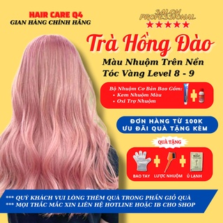 Thuốc Nhuộm Dưỡng Tóc Màu Trà Hồng Đào, Hồng Pastel, Hồng Trà Sữa - Hair Care Q4